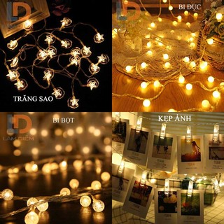 ĐÈN LED TRANG TRÍ KHÔNG CHỚP NHÁY 4M 20 BÓNG NHIỀU KIỂU [HÀNG CHẤT LƯỢNG]