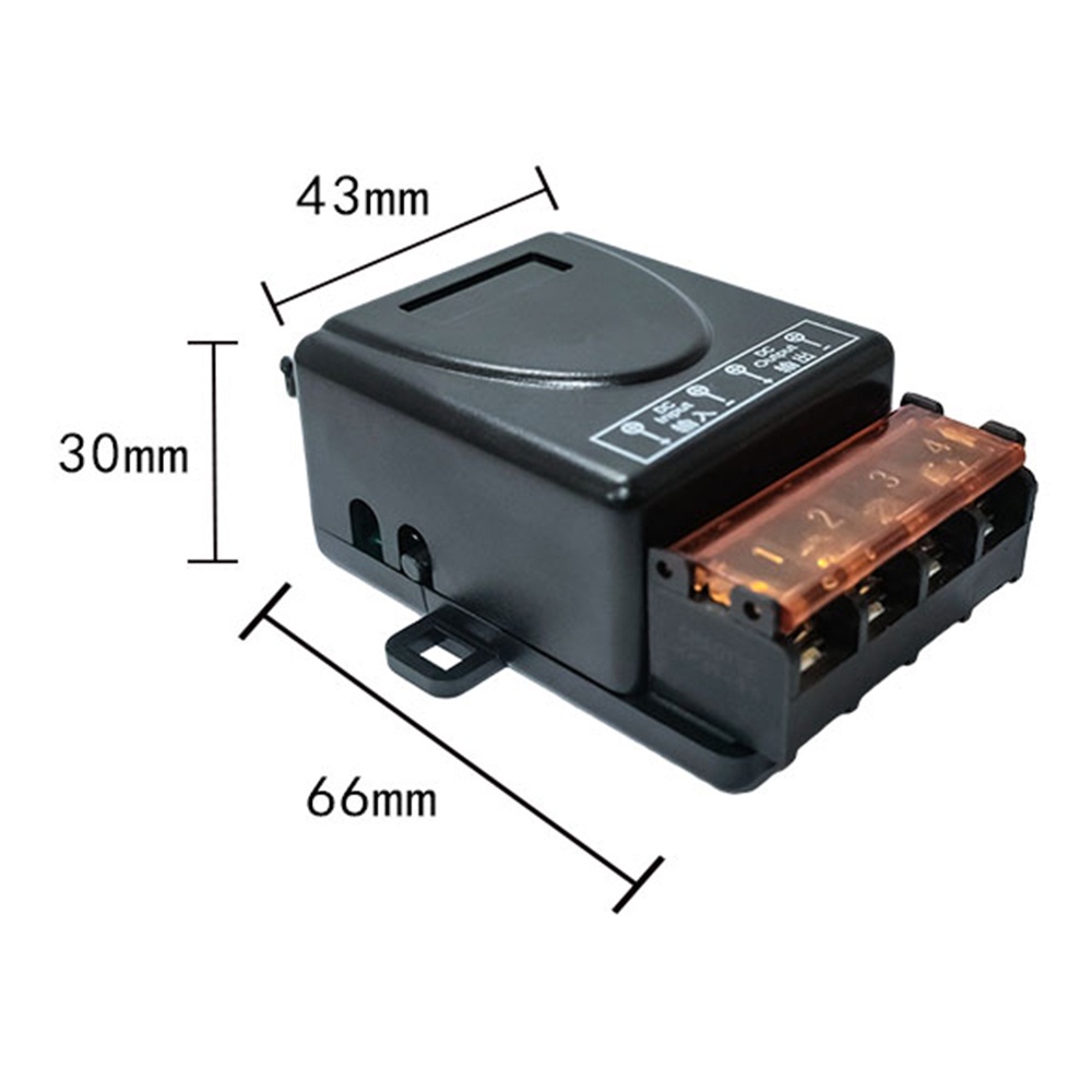Rơ le điều khiển từ xa không dây ZIQQUCU DC8-72V 433Mhz cao cấp