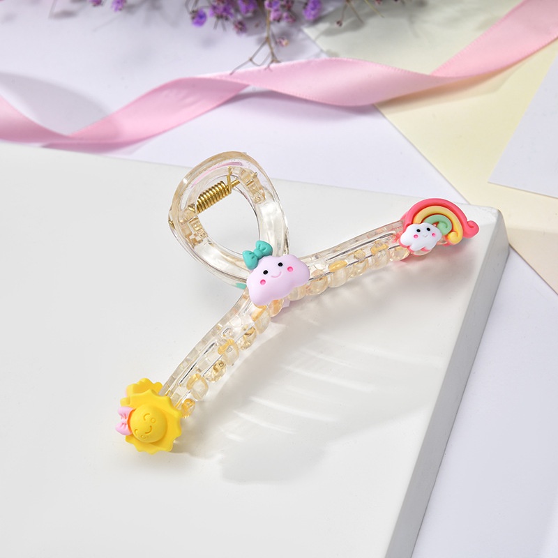 Kẹp càng cua chéo trong răng gắn charm - ( 1 cái)