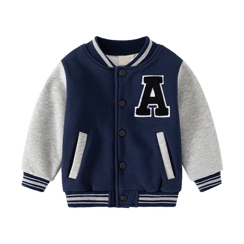 ÁO BOMBER CHỮ A CHO BÉ SÀNH ĐIỆU