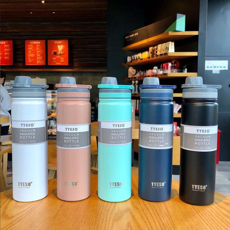 Bình Nước Giữ Nhiệt Bằng Thép Không Gỉ 750ml T009