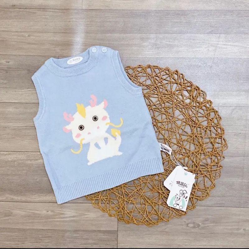 Áo gile len dễ thương cho bé 7-15kg hàng Quảng Châu siêu đẹp