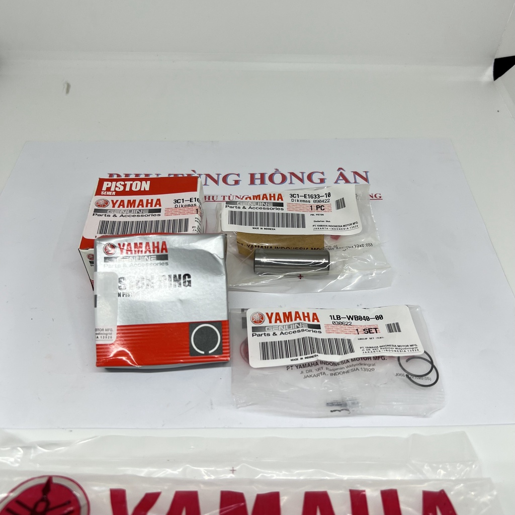 Bộ nòng  piston bạc Vision gắn Exciter 150, Fz 150 1PA nhập khẩu chính hãng Yamaha Indonesia - PT HỒNG ÂN