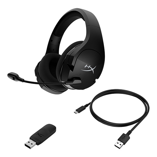 Tai nghe Kingston HyperX CLOUD STINGER CORE 7.1 WIRELESS Black - , Hàng chính hãng - Bảo hành 24 tháng