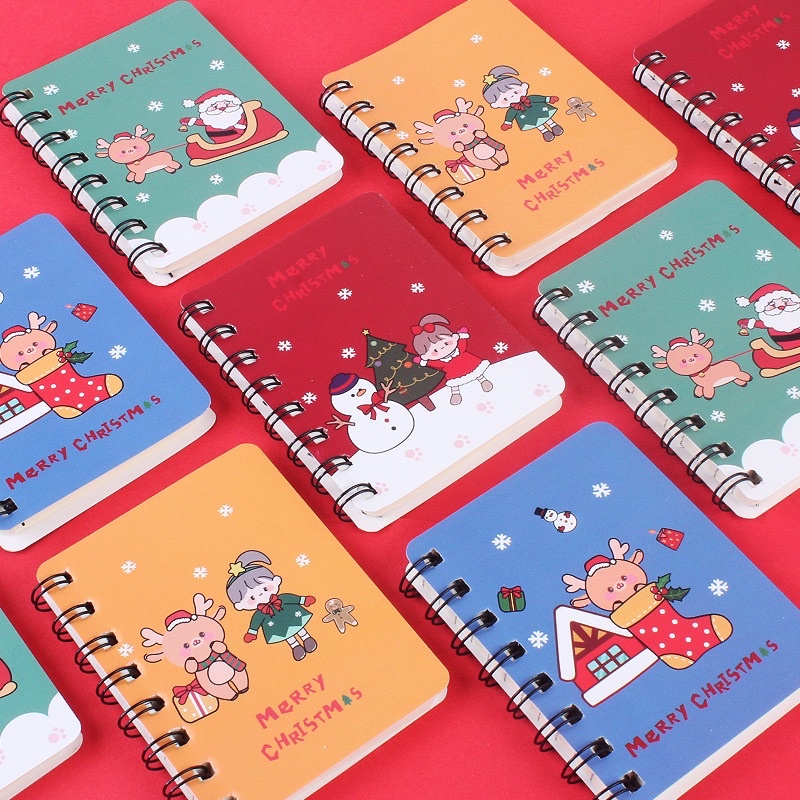 sổ soắn Noel làm quà tặng học sinh