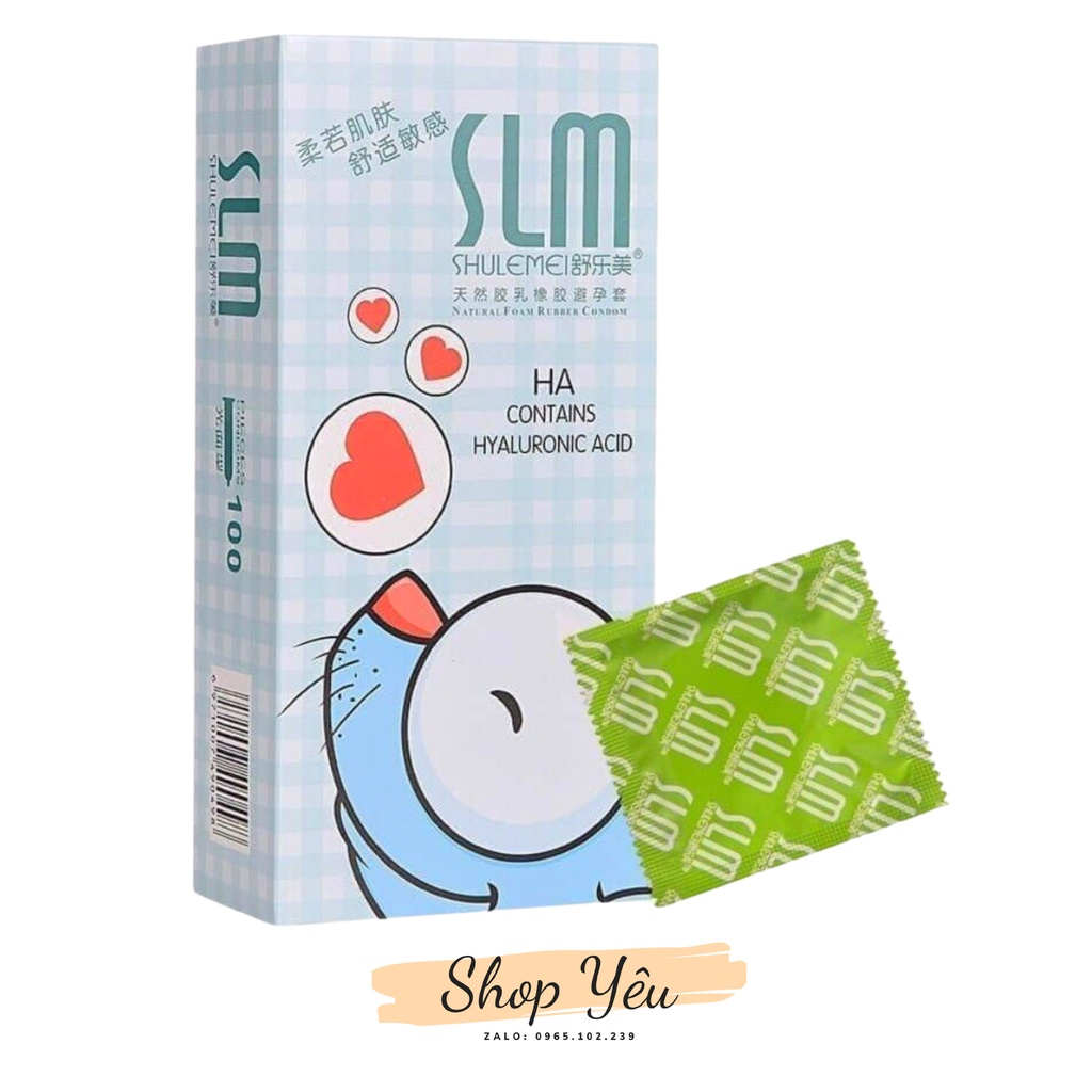 Bao cao su siêu mỏng SLM chuột (hộp 100 chiếc)
