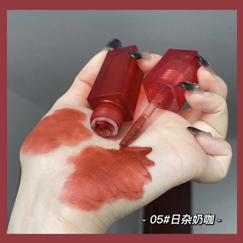 Son môi Herorange màu nhung lì mềm môi chống nước vỏ đỏ mới