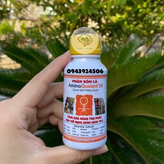 Phân bón lá Amino Quelant 05 chai 100ml. Phân bón vi lượng bo Growmore