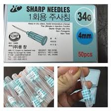 Kim meso 32G, 34G Hàn Quốc tiêm prp cá hồi căng bóng