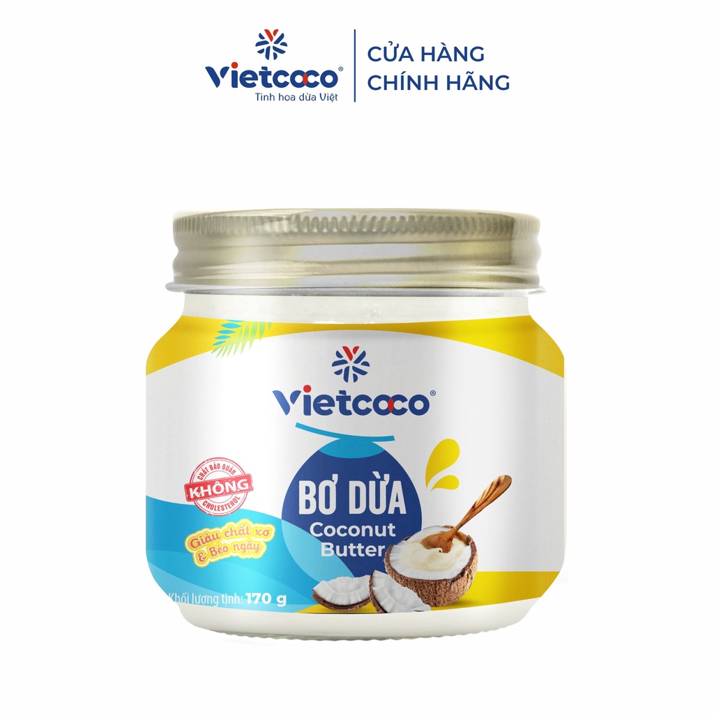 BƠ DỪA Vietcoco 170g-Không chất bảo quản