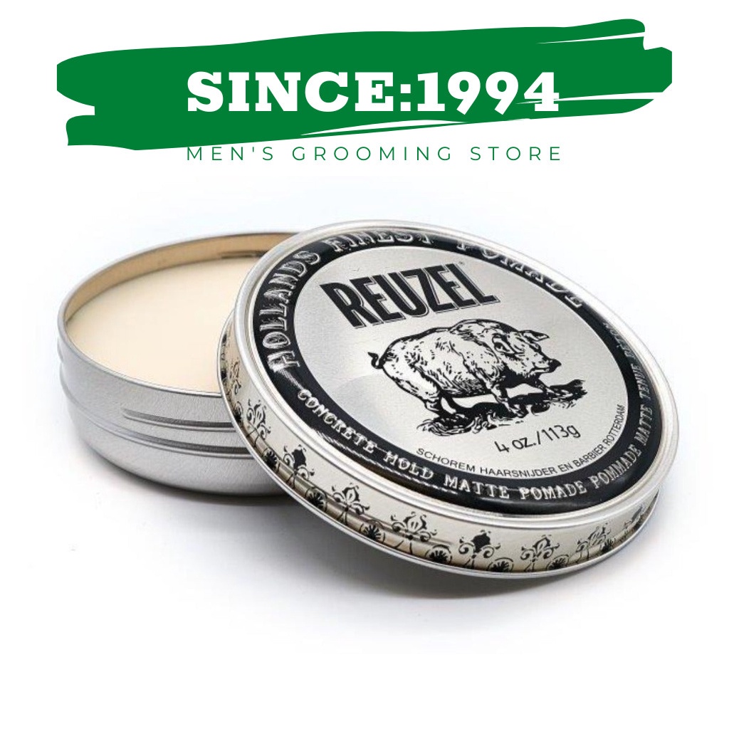 [Chính Hãng] Sáp vuốt tóc Reuzel Concrete Hold Matte Pomade