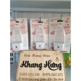 Đèn ngủ led cảm biến ánh sáng điện quang đq lnl10