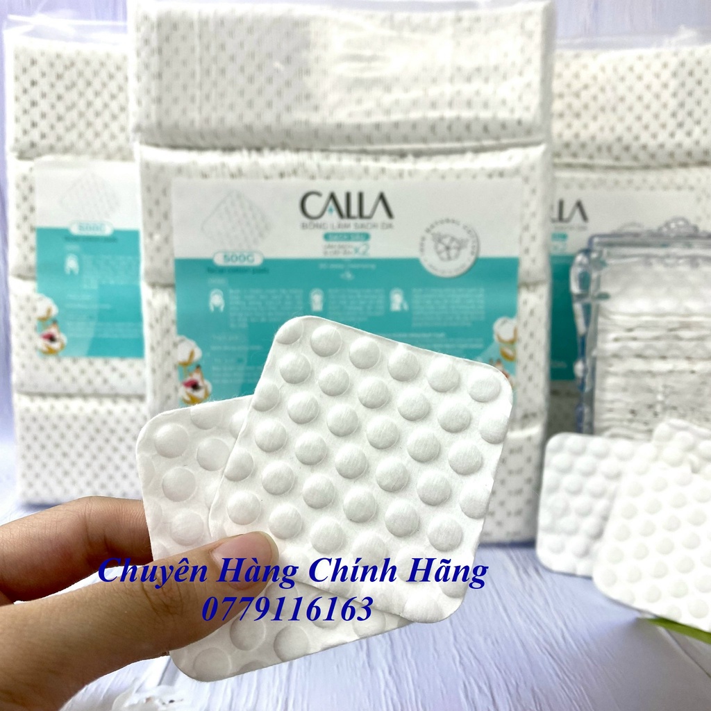 Bông Tẩy Trang Bạch Tuyết Hạt Massage Merilynn Gói 500g