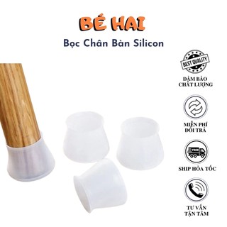 🛒bọc chân bàn ghế silicon, chống trầy xước - bé hai shop🛒