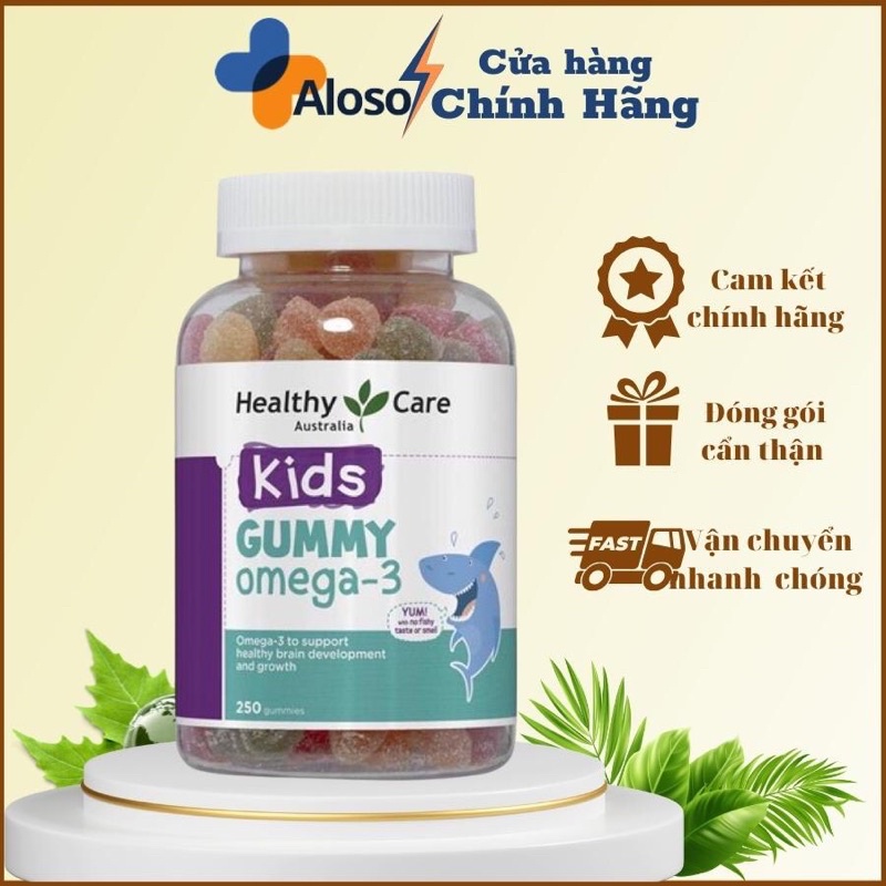 Kẹo dẻo Healthy Care Kids Gummy Omega-3 250 viên