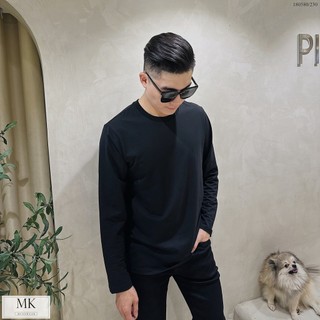 Áo Thun Dài Tay Defoxx Trơn Nam Nữ Dáng Basic