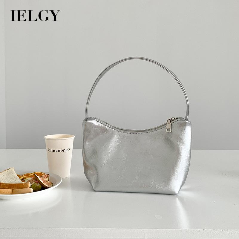 Túi Xách Đeo Vai Màu Bạc Phong Cách Hàn Quốc Cho Nữ