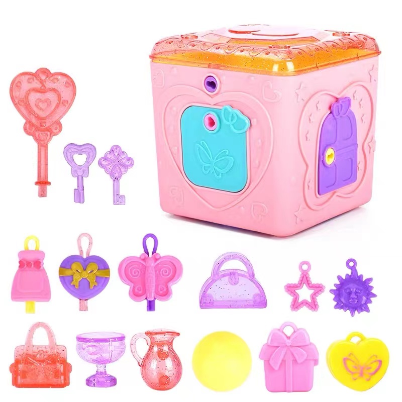 Hộp Đồ Chơi 6 Cửa mini Bất Ngờ Cho Bé Gái