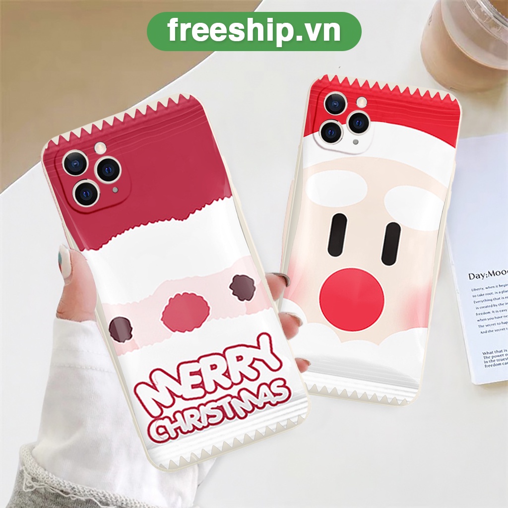 Ốp lưng iphone vỏ kẹo santa ông già tuyết giáng sinh 6/6splus/7/7plus/8/8plus/x/xr/xs/11/12/13/14/pro/max/plus/promax