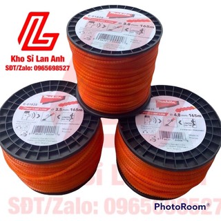 Cước cắt cỏ makata 4.0mm - 3.5mm - 3.0mm. cước gai vuông đập cỏ