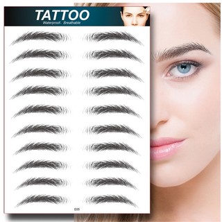 Miếng dán lông mày tatoo lông mày chống nước 6D