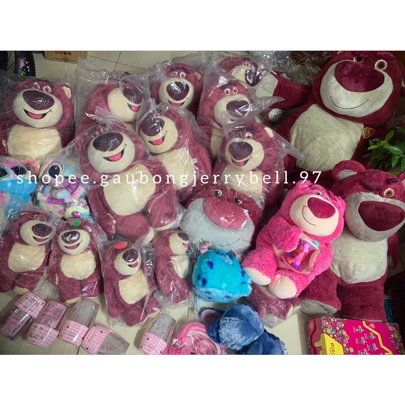 MINISO - Gấu bông thơm dâu tây Lotso Bear trà sữa - ToyStory3 Disney. Hàng chính hãng Miniso