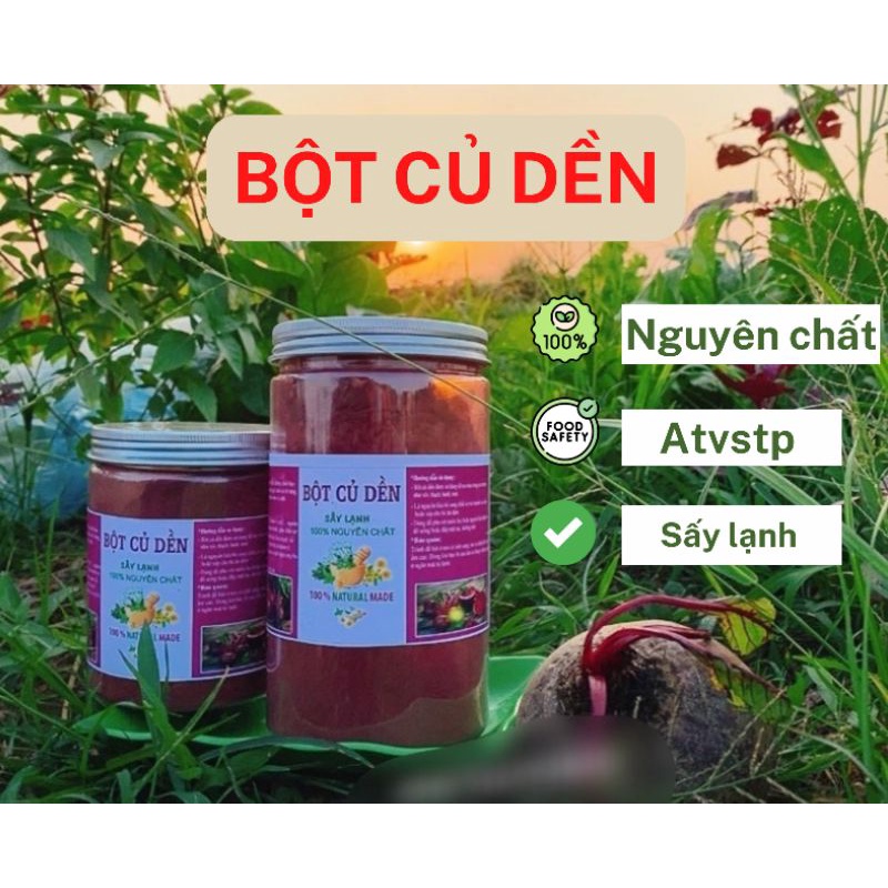 Bột củ dền nguyên chất sấy lạnh 100% Organic 500g