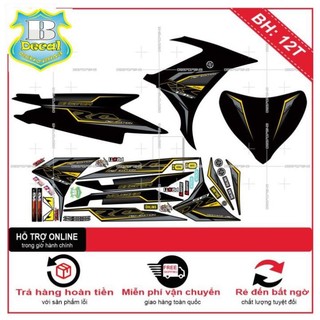 Tem rời EX 2011 RC VÀNG XÁM ĐEN