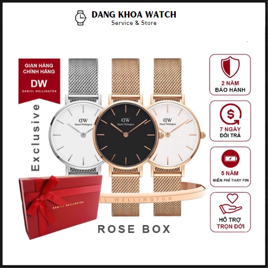 Đồng hồ nữ D.VV Classic Petite Dây Kim Loại - DangKhoaWatch