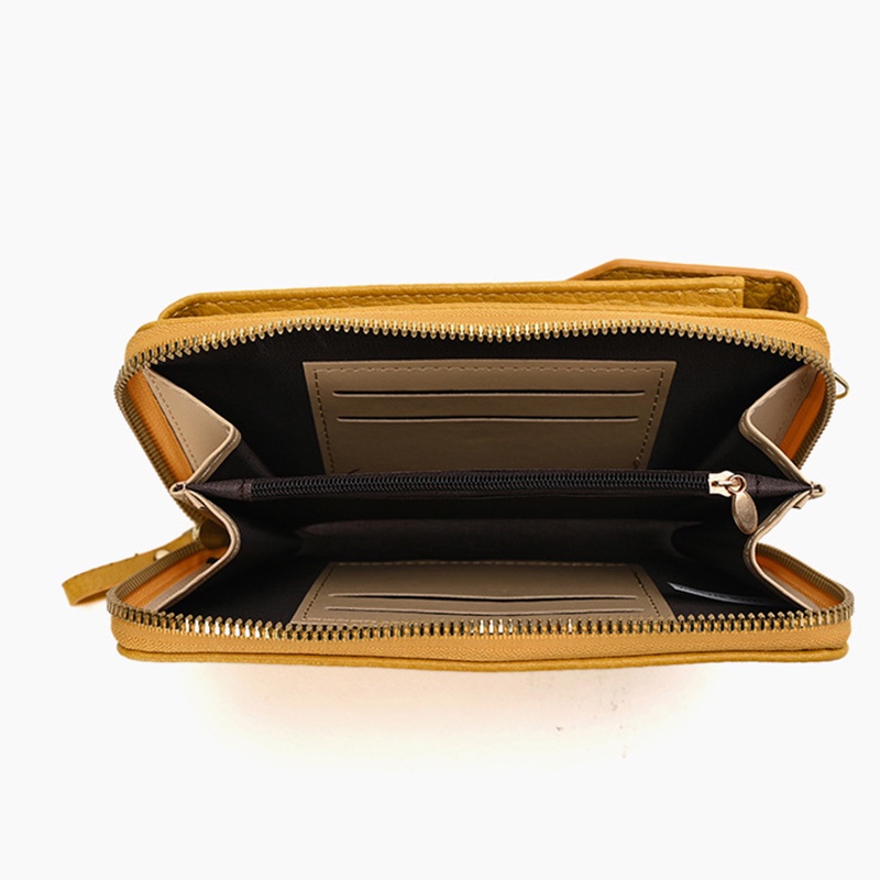 Túi Đeo Chéo mini Đựng Điện Thoại Phối Màu Tương Phản Thời Trang Cho Nữ
