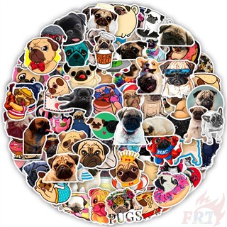 100Pcs/Set ☆ Pug Dog Stickers ☆ Waterproof DIY Fashion Doodle Decals Stickers