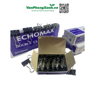 Kẹp sắt đen 19mm (1 hộp)
