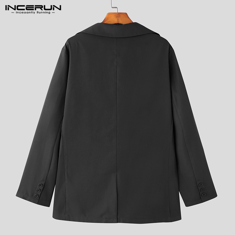 Áo khoác blazer INCERUN tay dài cổ chữ V thanh lịch hợp thời trang dành cho nam | BigBuy360 - bigbuy360.vn