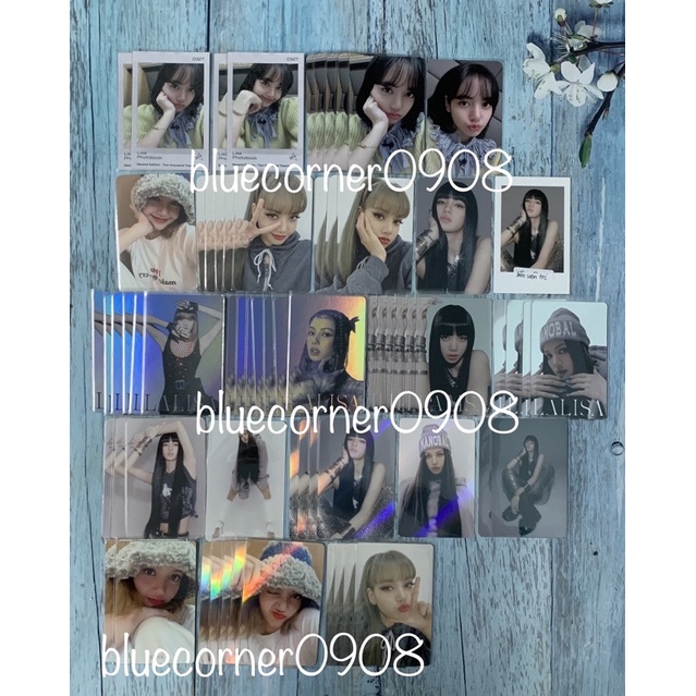 Card ảnh photocard BLACKPINK LISA LALISA Preorder Ktown4u