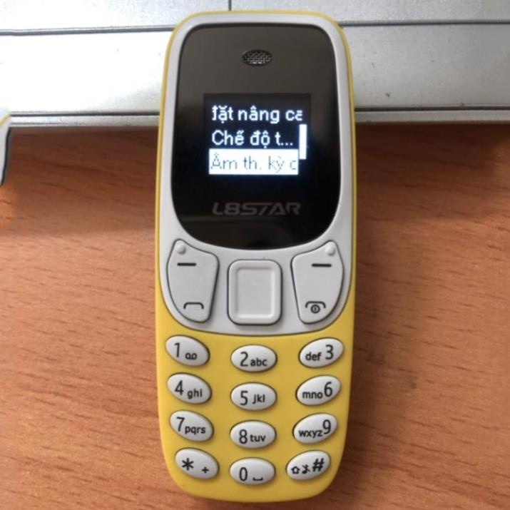 Điện thoại mini siêu nhỏ L8Star BM10 0.66 inch 2 sim 2 sóng, nghe nhạc, thay đổi giọng nói