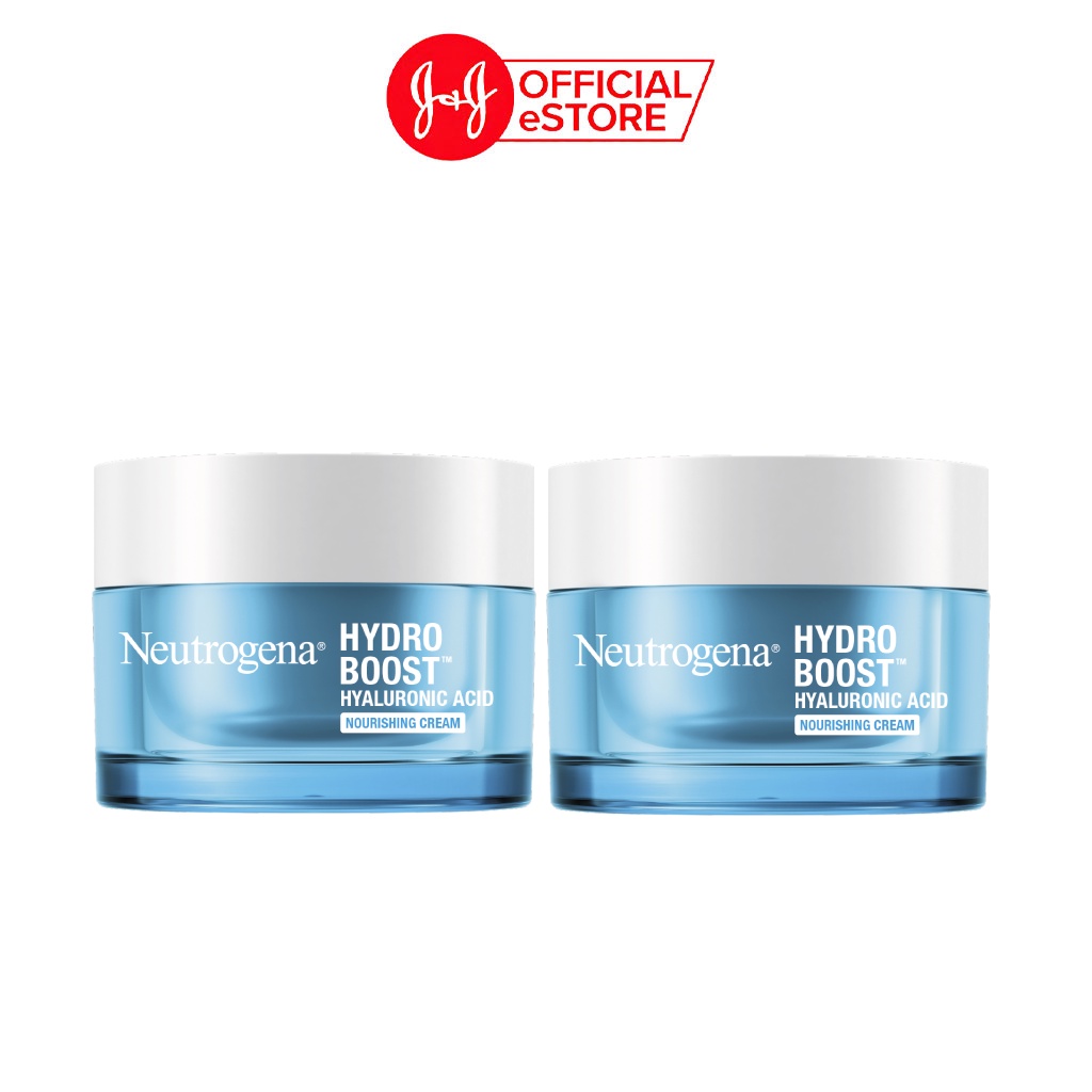 Combo 2 Kem dưỡng ẩm cấp nước cho da khô Neutrogena Hydro Boost Hyaluronic Acid Nourishing Cream 50g