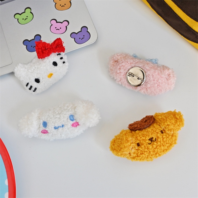 Huy Hiệu Cài Áo Trang Trí Ba Lô / Ba Lô Họa Tiết Hoạt Hình Letit Sanrio Dễ Thương Sáng Tạo