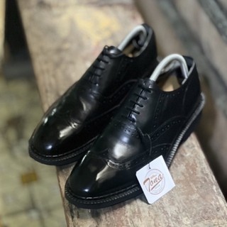 [Giày 2hand] [Size 42] Giày Tây Buộc Dây Màu Đen