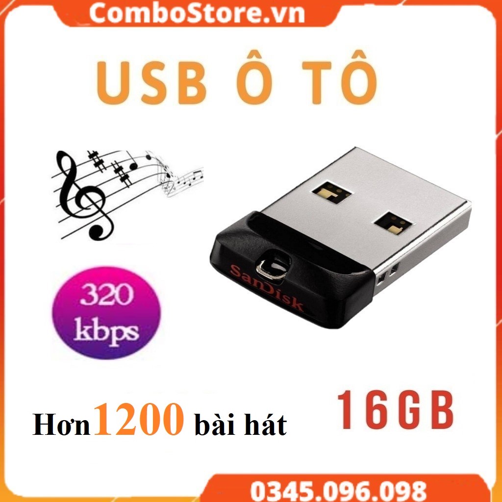 USB ô tô, USB xe hơi Siêu nhỏ gọn, có sẵn nhạc chuyên dùng cho Ô tô | BigBuy360 - bigbuy360.vn