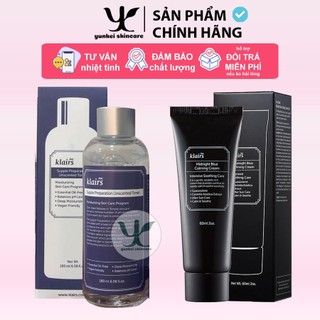 [HÀNG CÔNG TY] Kem dưỡng Klairs Midnight Nước hoa hồng Klairs Supple Preparation Unscented Toner 180ml