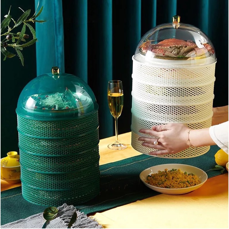Lồng Bàn Giữ Nhiệt 5 Tầng Đựng Thức Ăn Cao Cấp