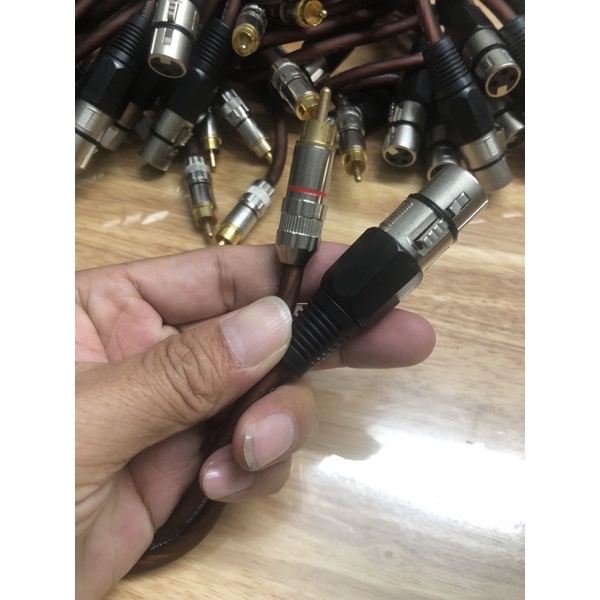 Dây Jack Canon Cái Ra AV , Canon đực - Cái, kết nối Ampli ra vang, cục đẩy ra vang, vang ra sub