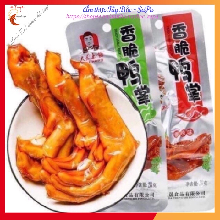 10 chân vịt dacheng siêu ngon 32g ❤️HÀNG SẴN❤️Chân Vịt đặc sản Phúc Kiến - Ăn Vặt Trung Quốc