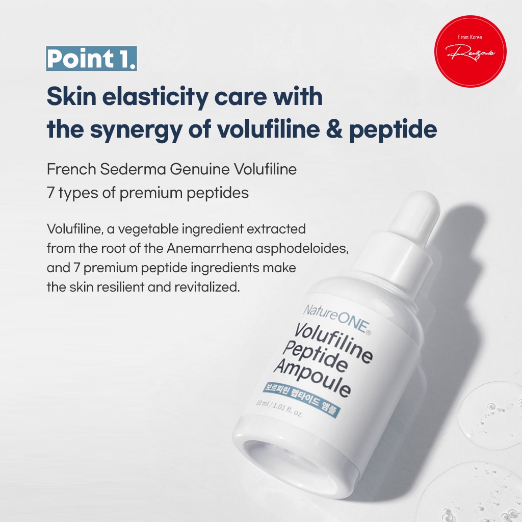 NatureONE - Volufiline Peptide Ampoule  / độ đàn hồi của da