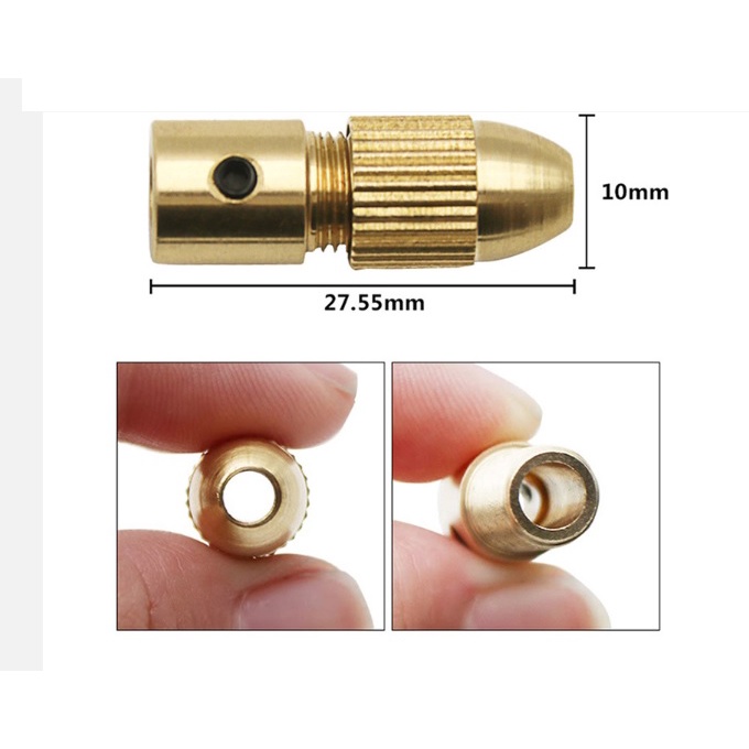 Bộ đầu kẹp mũi khoan 7 món 0.5-3mm chuyên dụng chất lượng cao