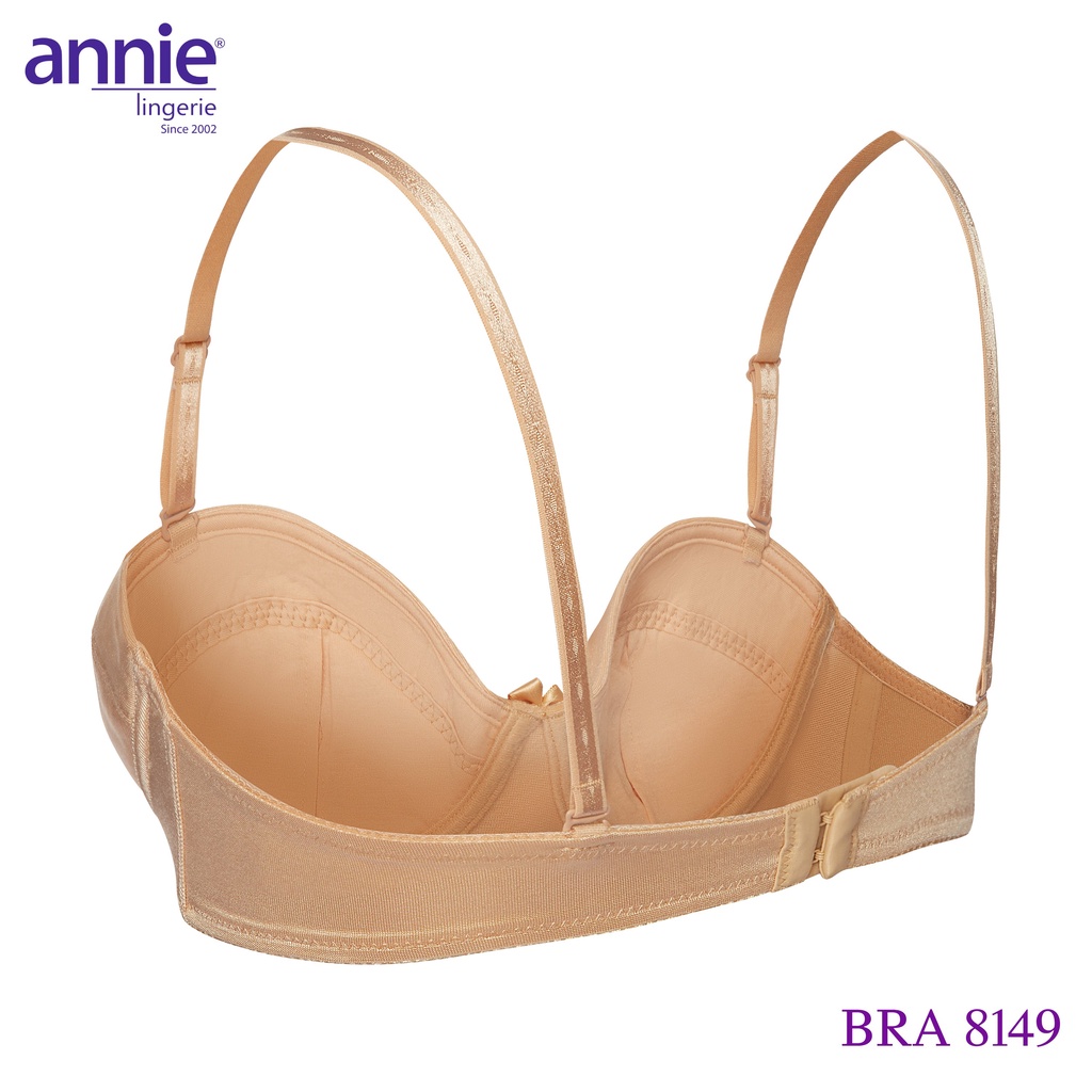 Áo ngực cúp ngang mút mỏng siêu nhẹ form nhỏ annie lingerie BRA8149 quyến rũ,có thể lắp thêm mút nâng ngực, ôm ngực | BigBuy360 - bigbuy360.vn