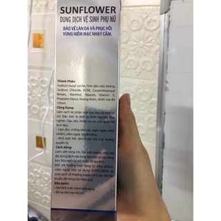 Dung Dịch Vệ Sinh Sunflower Nano Bọt 150ml
