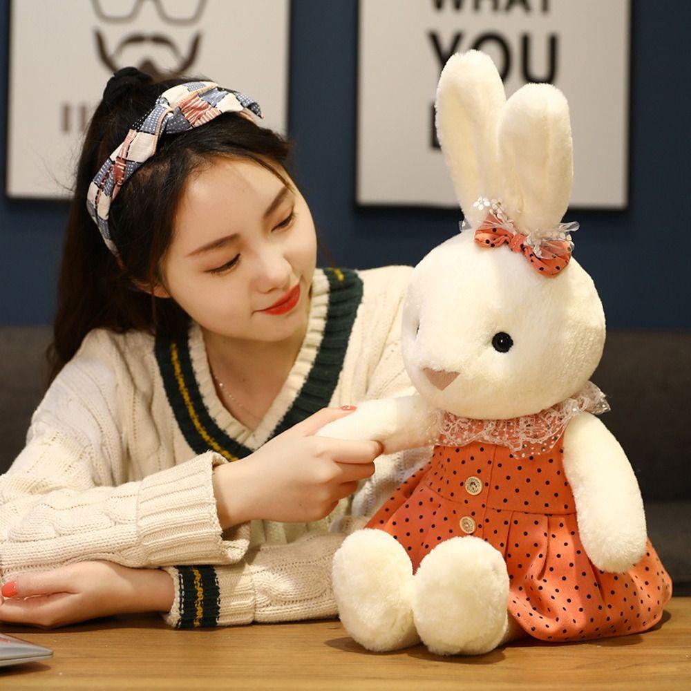 Thỏ Nhồi Bông Mềm Mại Dễ Thương Cho Bé