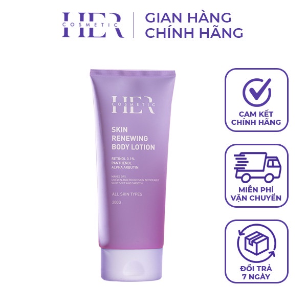 Kem Skin Renewing Body Lotion 200g Tặng Túi Tắm Trắng 50gr
