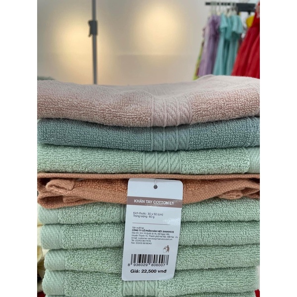 Khăn mặt & tay cao cấp Cotton sz 30 x 50